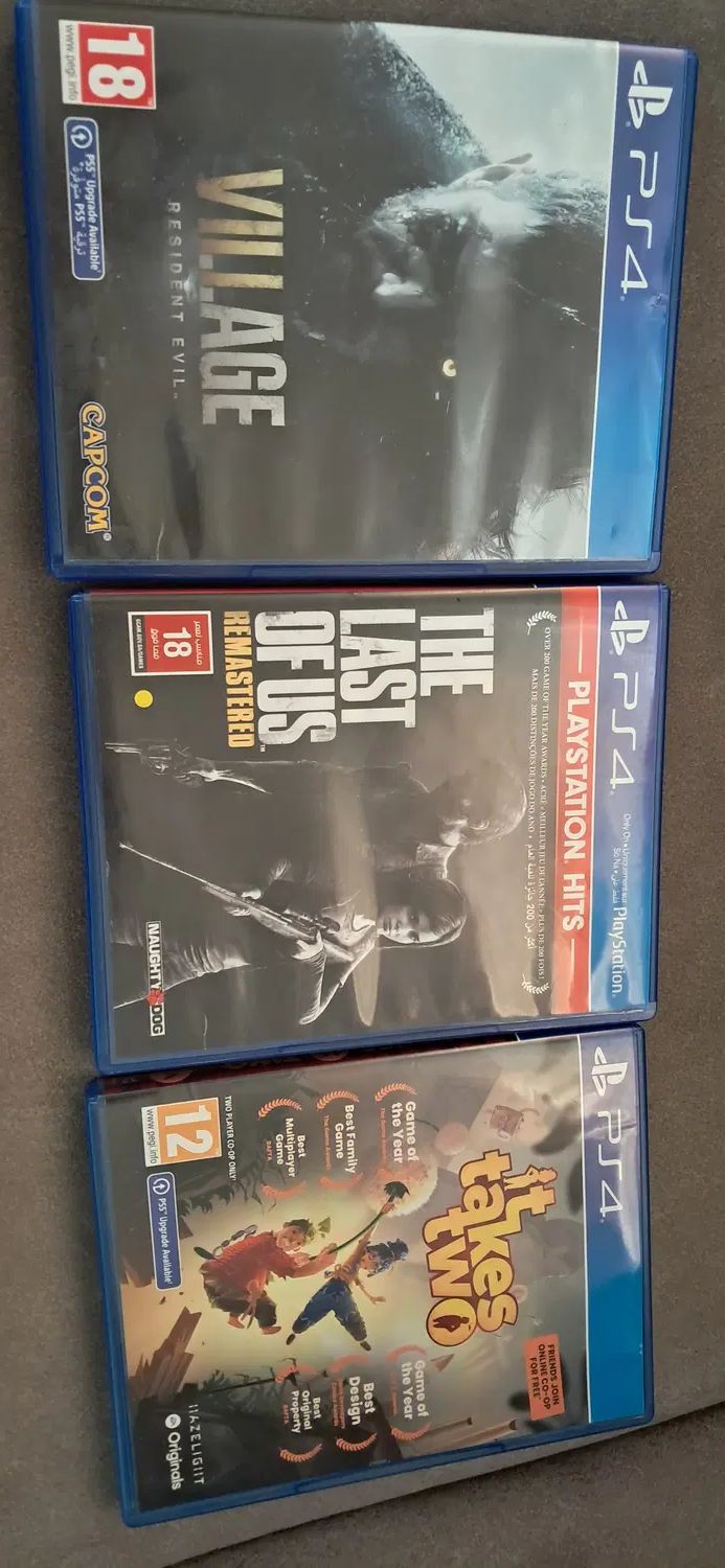 Resident evil The last of us itakes2سی دی بازی ps4|کنسول، بازی ویدئویی و آنلاین|تهران, آشتیانی|دیوار