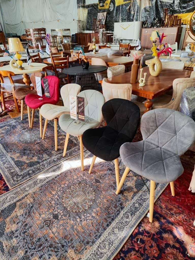 صندلی غذاخوری مدل زین اسبی پایه ایفلی (تک و عمده)|میز و صندلی غذاخوری|شیراز, وزیرآباد|دیوار