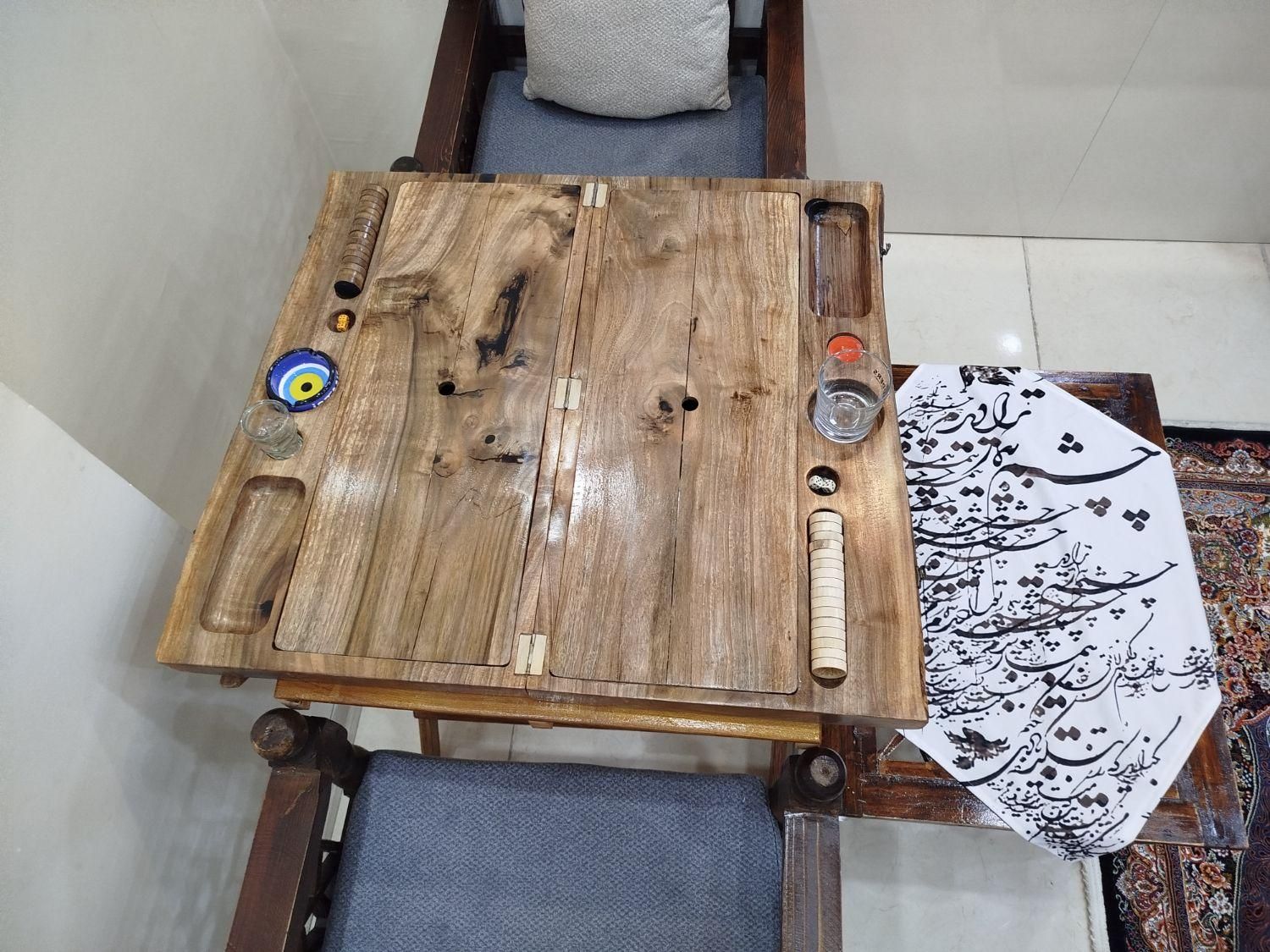 تخته نرد رستیک چوب گردو|اسباببازی|پردیس, فاز ۸|دیوار