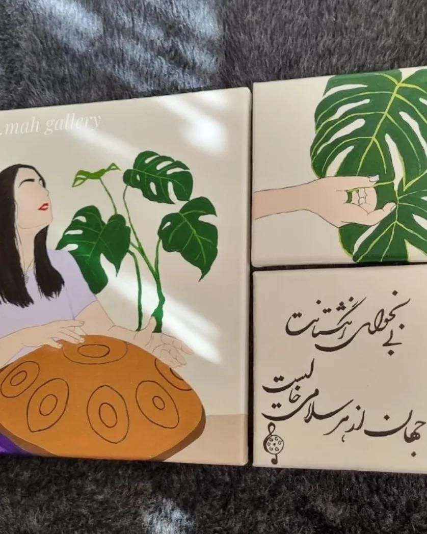 کادویی خاص،تابلوی مینیمال|تابلو، نقاشی، عکس|مشهد, جانباز|دیوار