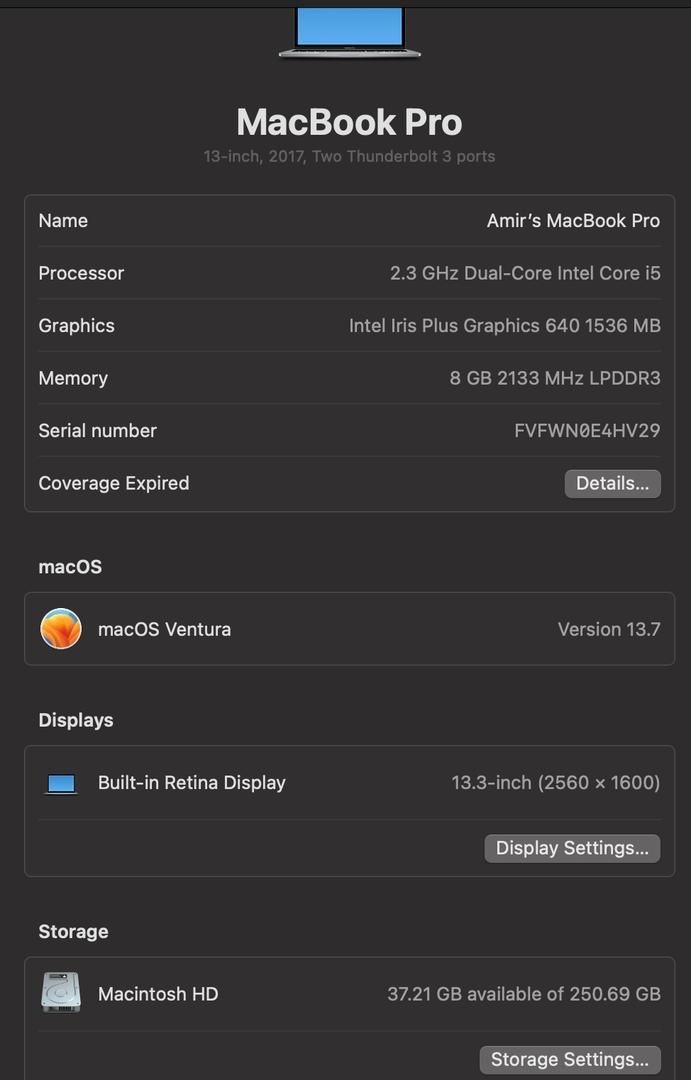 مک بوک پرو MacBook pro A1708|رایانه همراه|تهران, فرمانیه|دیوار