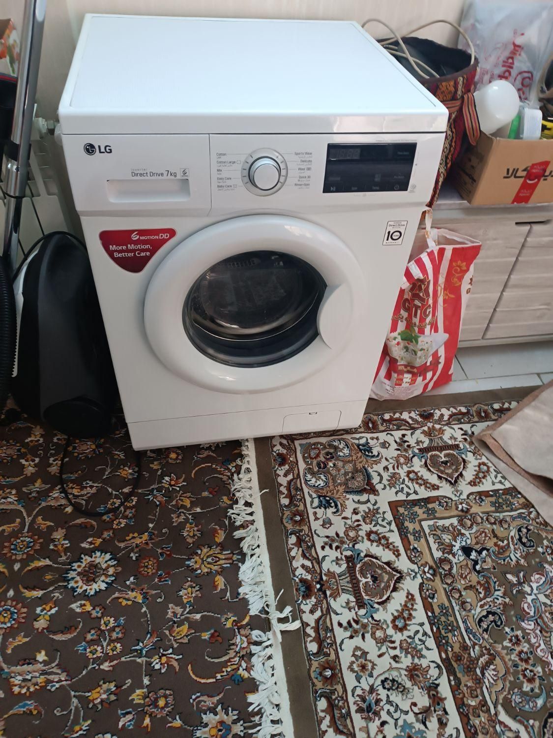 ماشین لباسشویی ال جی - LG|ماشین لباسشویی و خشک‌کن لباس|تهران, فلاح|دیوار