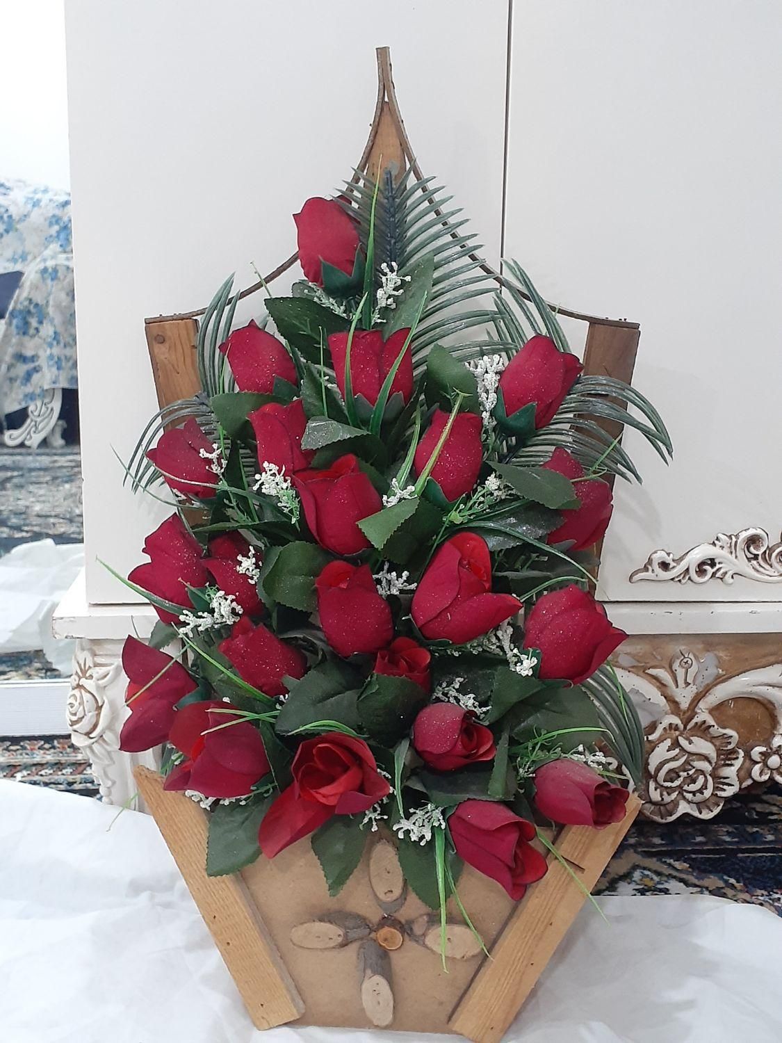سبد گل عروس مناسبت خواستگاری|گل مصنوعی|دزفول, |دیوار