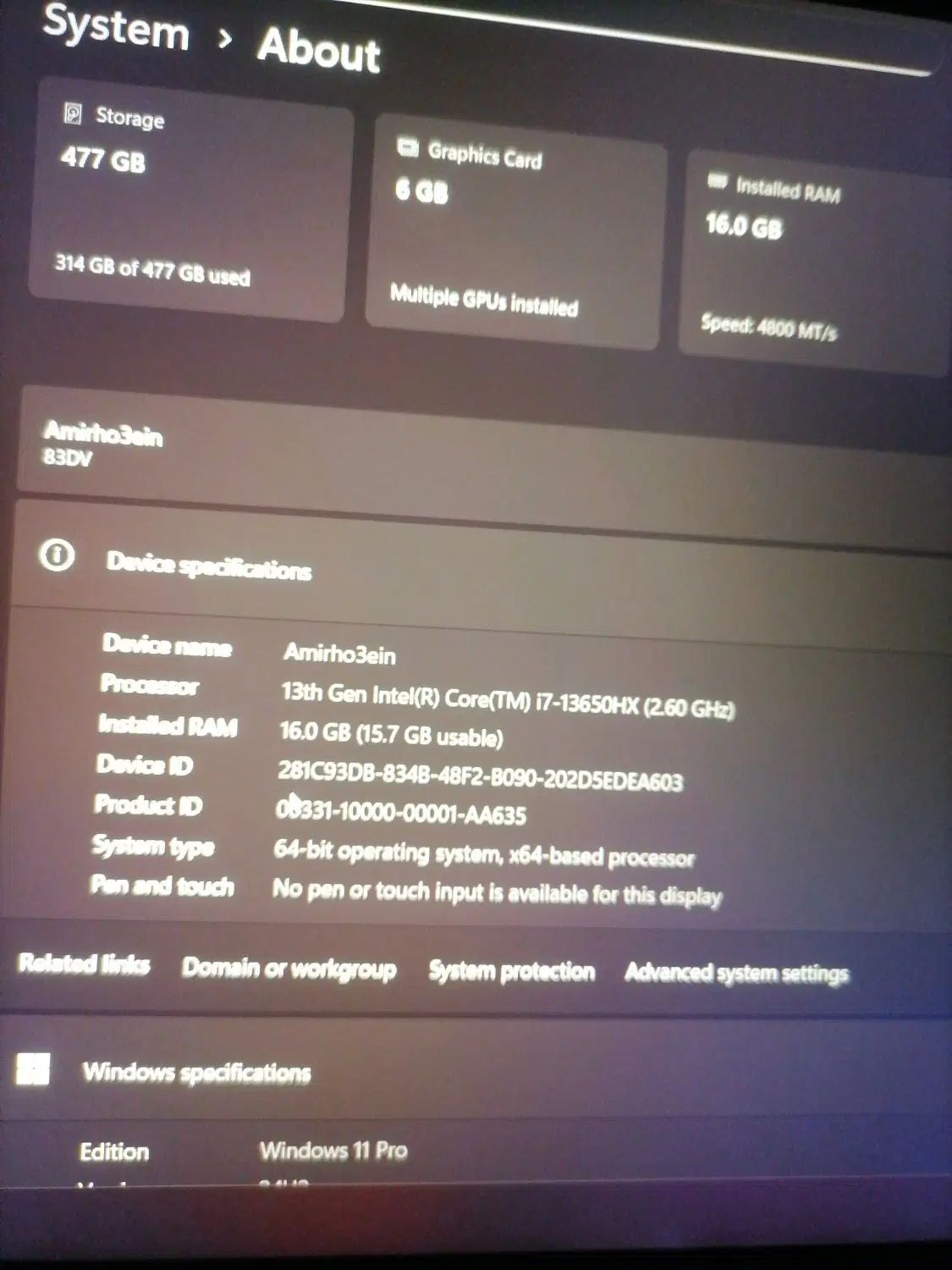 لپ تاب loq 2024 RTX 4050 6G|رایانه همراه|اصفهان, جلفا|دیوار