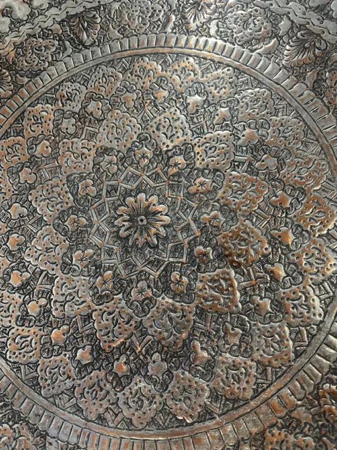 دیوارکوب مسی قلم پنجاه سانتی قدیم|صنایع دستی و سایر لوازم تزئینی|تهران, تهرانسر شمالی|دیوار