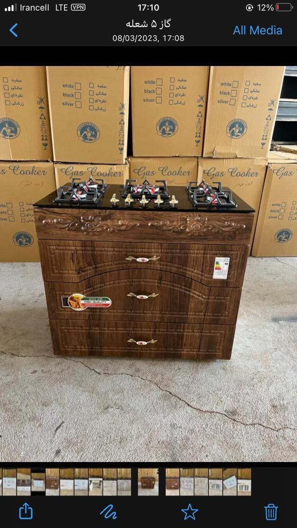 اجاق گاز بدنه چوبی mdf صفحه شیشه|اجاق گاز و لوازم برقی پخت‌وپز|تهران, امین حضور|دیوار
