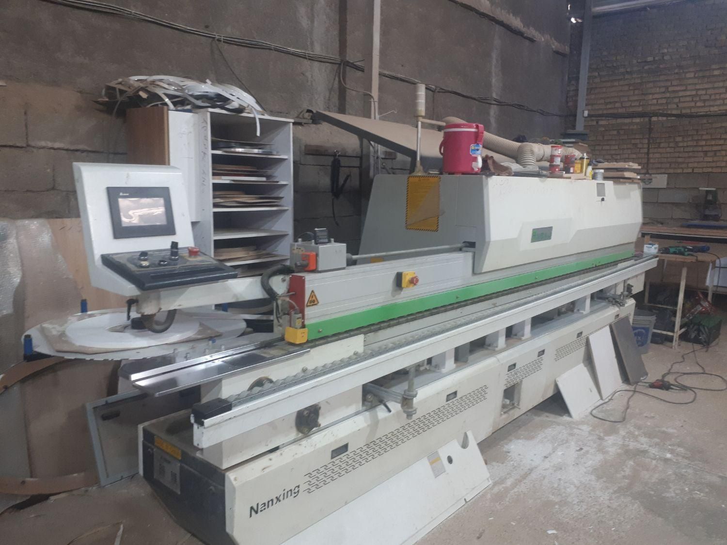 دستگاه لبه چسبان ۵ ایستگاه دور کن پایون|ماشین‌آلات صنعتی|اندیمشک, |دیوار