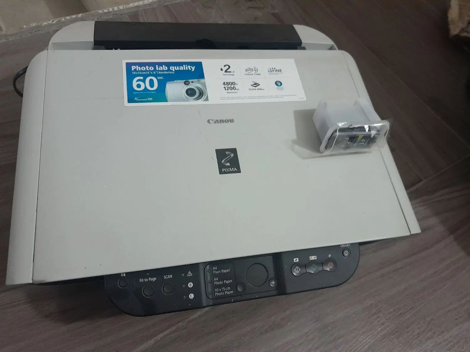 دستگاه رنگی سه کاره Canon جوهرافشان کم کارکرد|پرینتر، اسکنر، کپی، فکس|مشگین شهر, |دیوار