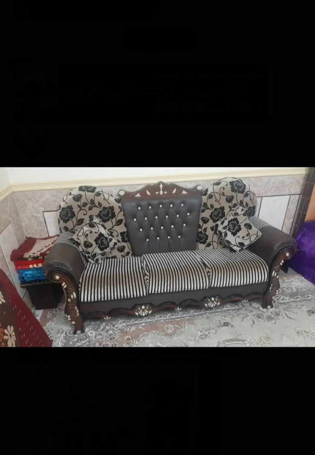 مبلمان ۷ نفره بسیار زیبا و شیک و قیمت مناسب|مبلمان خانگی و میز عسلی|زاهدان, |دیوار