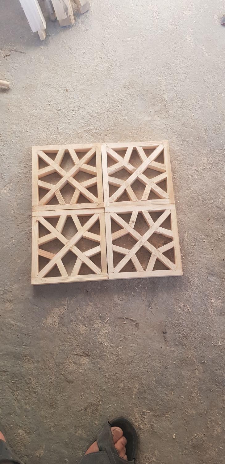 مشبک گره چینی چوب|صنایع دستی و سایر لوازم تزئینی|کرج, شهرک جهاننما|دیوار