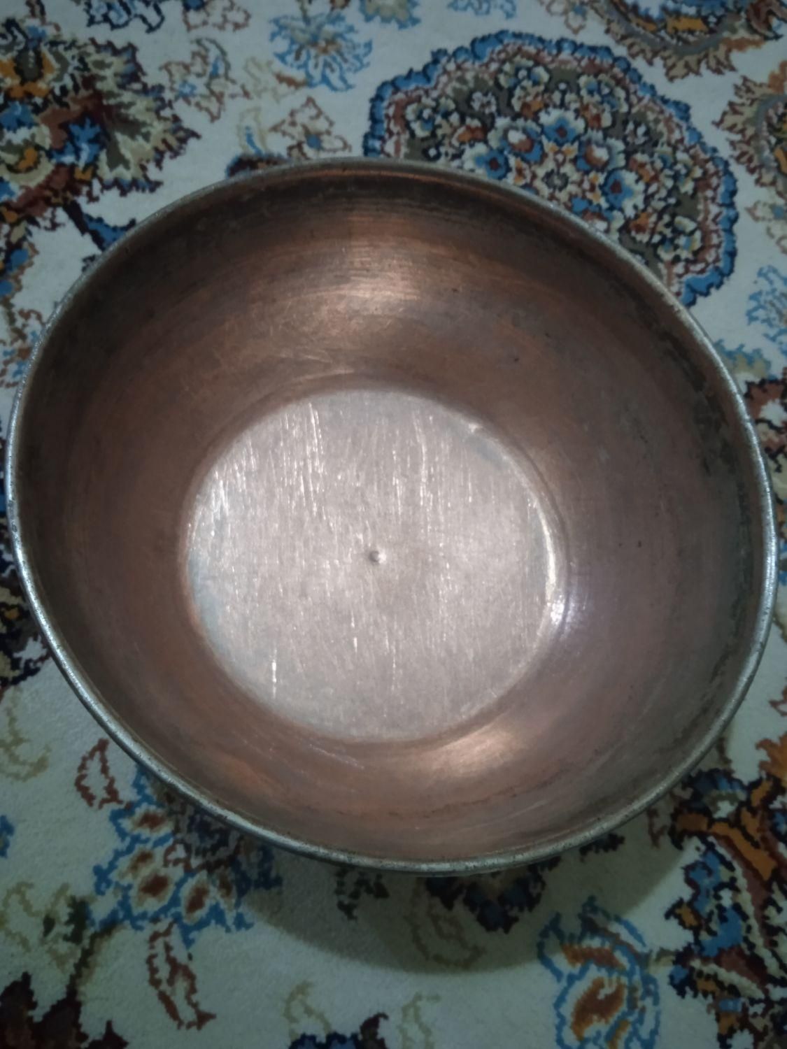 کاسه مسی قدیمی|ظروف پخت‌وپز|گرگان, |دیوار