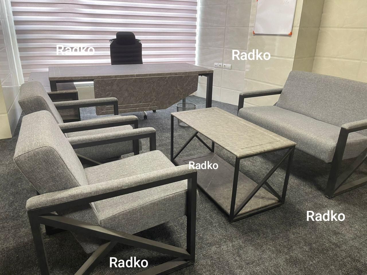 مبلمان اداری نیم ست مدرن پایه فلزی|مبلمان اداری|تهران, یافت آباد جنوبی|دیوار