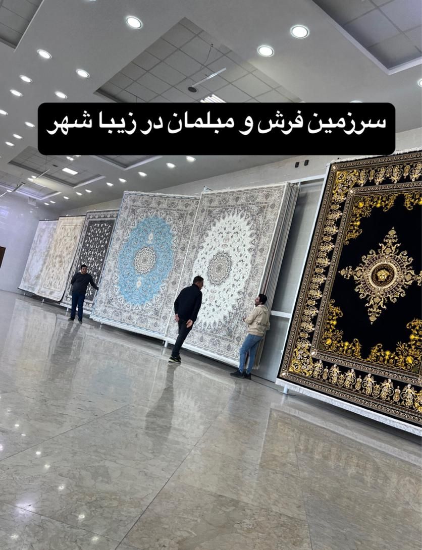 فرش شاندیز طرح افشان۱۲متری۱۲۰۰شانه کد۱۸۰۲رنگ لاکی|فرش|شیراز, رکن‌آباد|دیوار