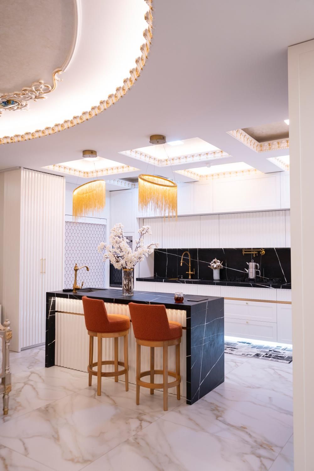 کابینت آشپزخانه با رنگ پولی اورتان سبک الماس دکور|مصالح و تجهیزات ساختمان|گرگان, |دیوار