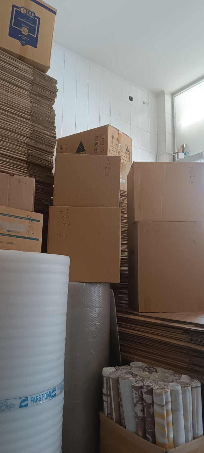 کارتن اسباب کشی نایلون حبابدار گونی سلفون چسب|عمده‌فروشی|کرج, دولت‌آباد|دیوار