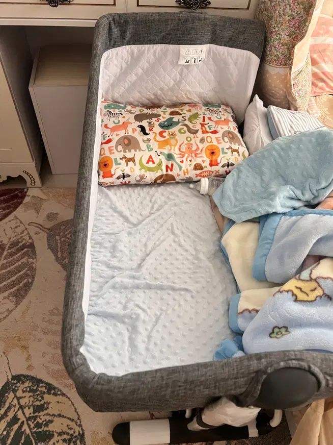 تخت کنار مادر بچه برند چلینو اصلی SW-CH35 جک دار|تخت و سرویس خواب|پرند, فاز ۱|دیوار