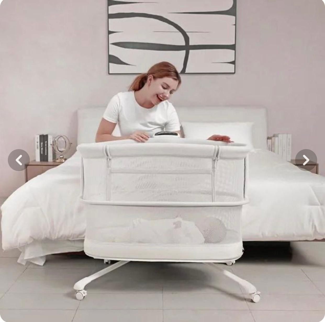 گهواره برقی و تخت کنار مادر ماستلا|کالسکه و لوازم جانبی|محمدیه-قزوین, |دیوار