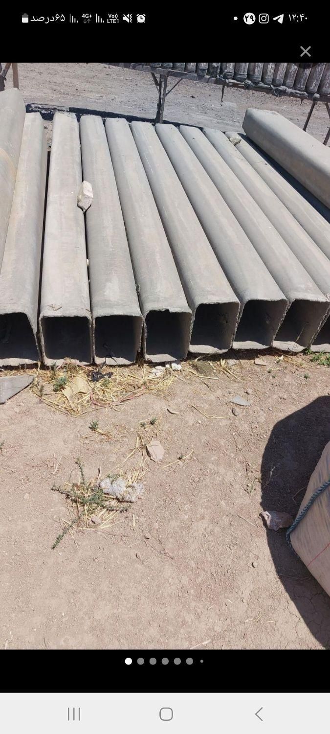 لوله سیمانی(سیمان. خاک)نسوز بنتونیت .گلدان چاه|مصالح و تجهیزات ساختمان|تهران, شوش (باغ آذری)|دیوار
