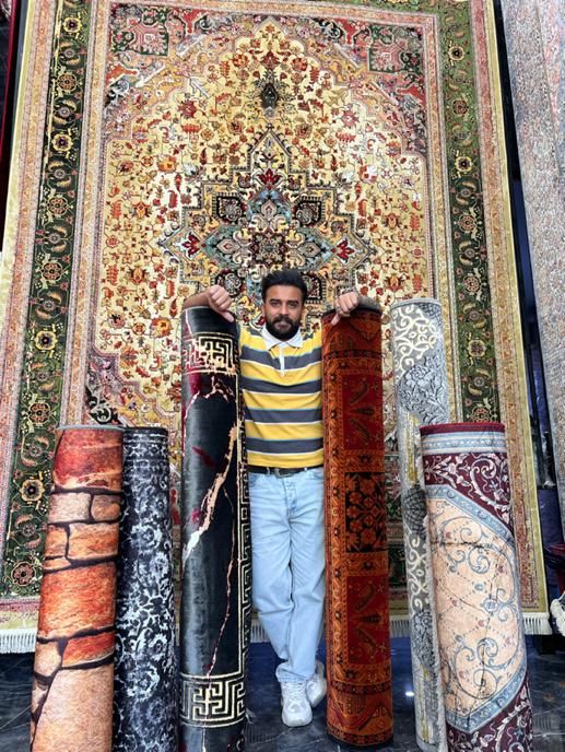 فرش های بروز و مدرن در بازرگانی حقیقت آرا|فرش|شیراز, بریجستون|دیوار