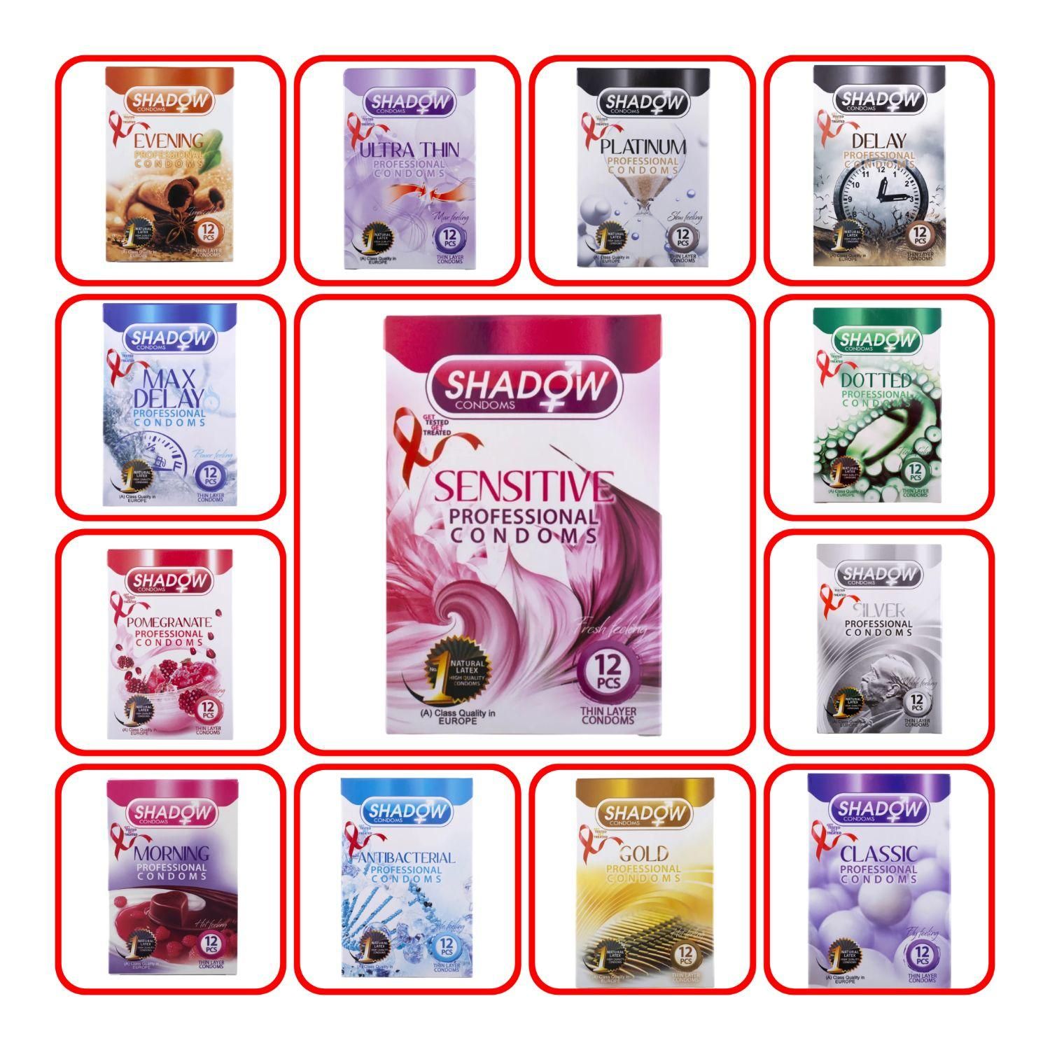کاندوم مارک شادو ۱۲ عددی SHADOW|آرایشی، بهداشتی، درمانی|شیراز, شیخ علی چوپان|دیوار