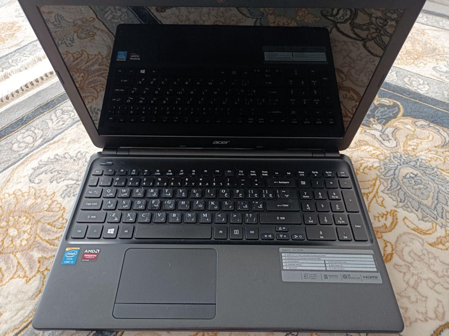 لپ تاپ Acer  مدل Aspire E1-572G|رایانه همراه|کرمانشاه, |دیوار