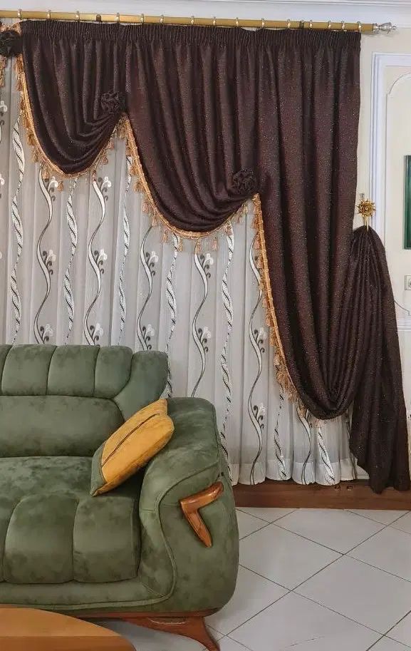 پرده پذیرایی|پرده، رانر، رومیزی|کرج, چهارصد دستگاه|دیوار