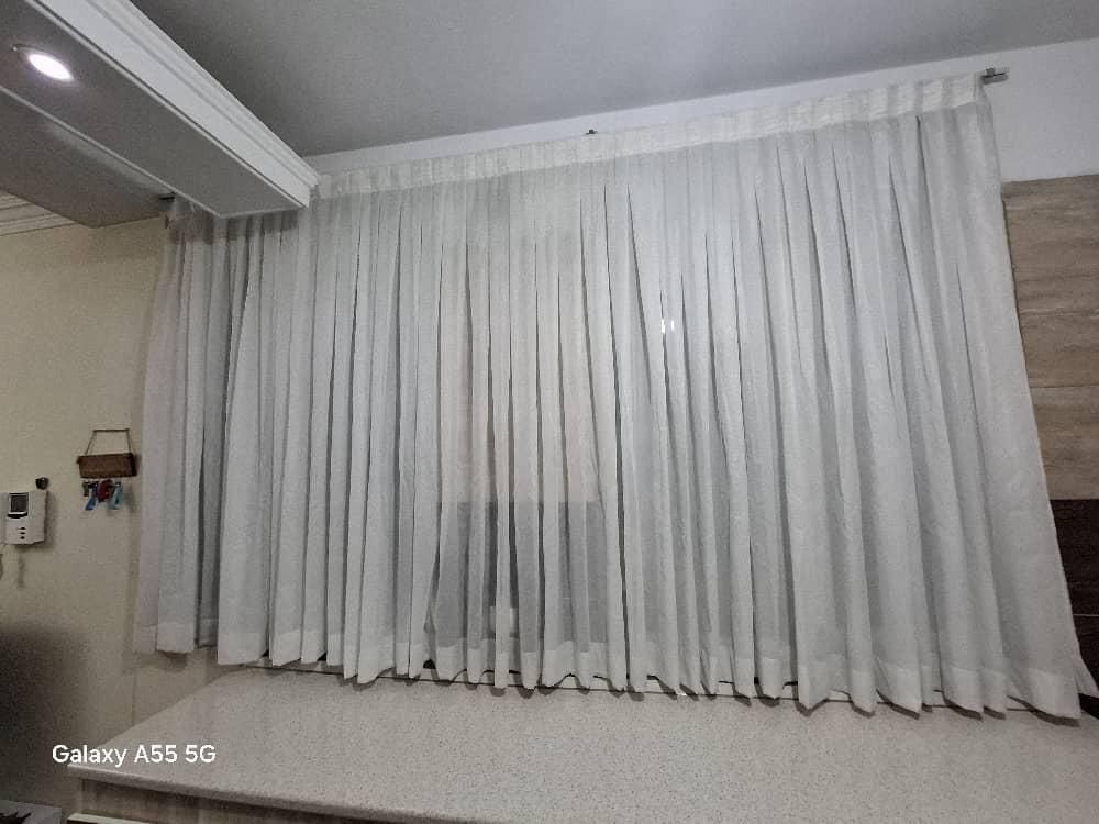 پرده پذیرایی اشپز خانه اتاق خواب|پرده، رانر، رومیزی|تهران, نارمک جنوبی|دیوار