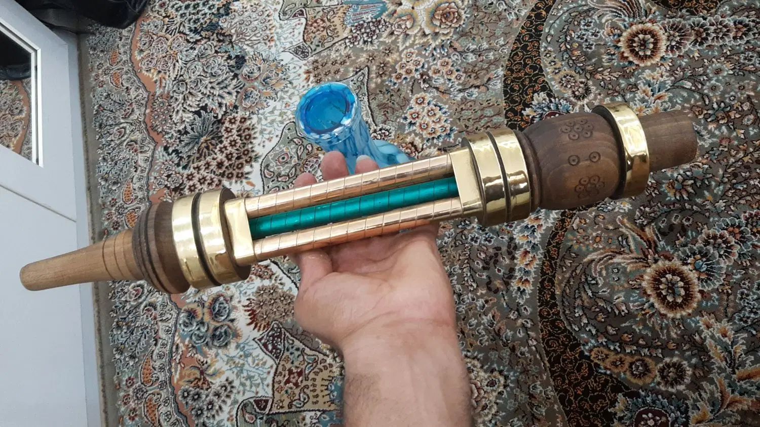 قلیان تنه چوبی|صنایع دستی و سایر لوازم تزئینی|تهران, نیکنام|دیوار