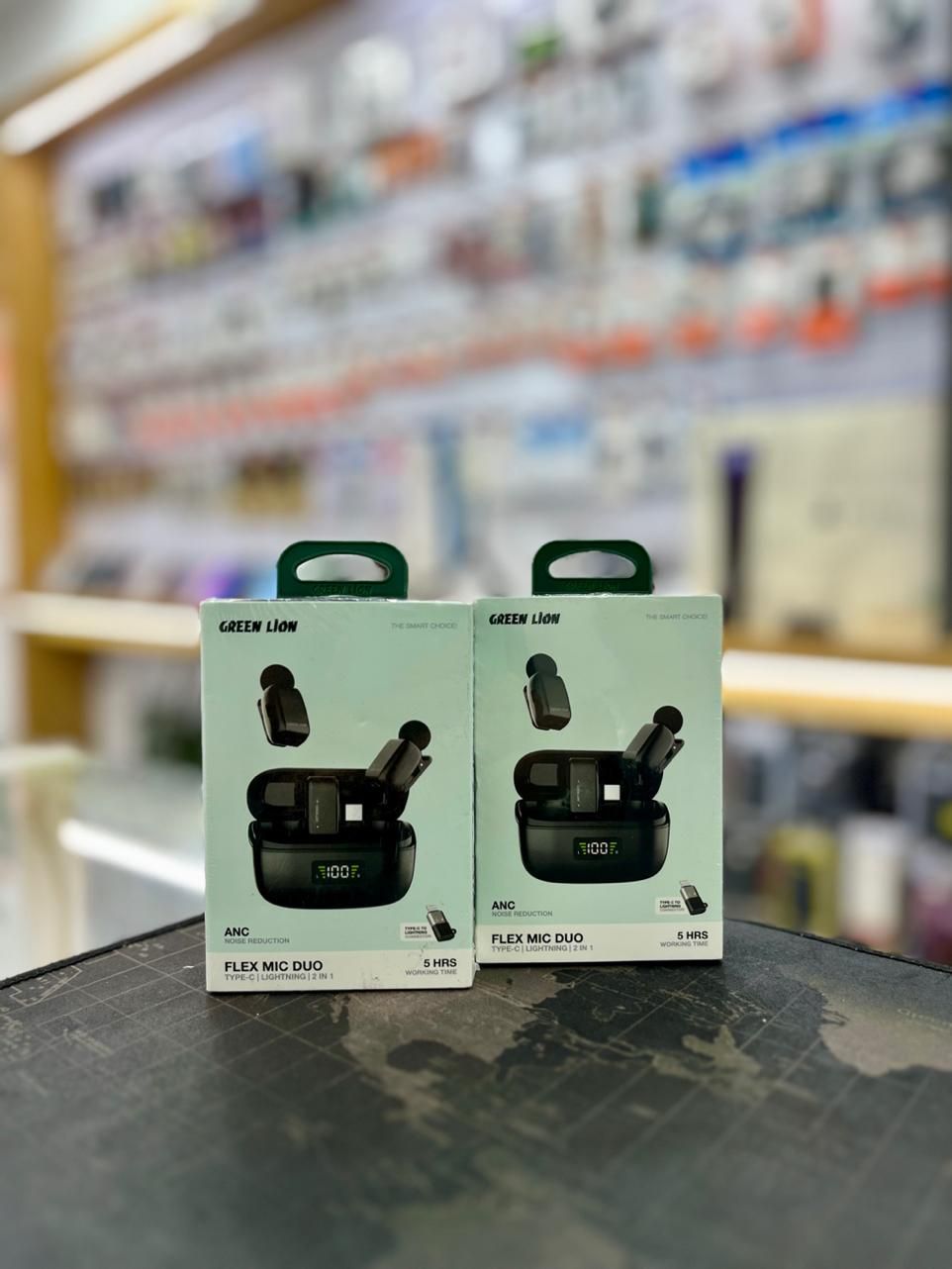 میکروفون بی‌سیم تولید محتوا گرین green microphone|لوازم جانبی موبایل و تبلت|شیراز, باغ تخت|دیوار