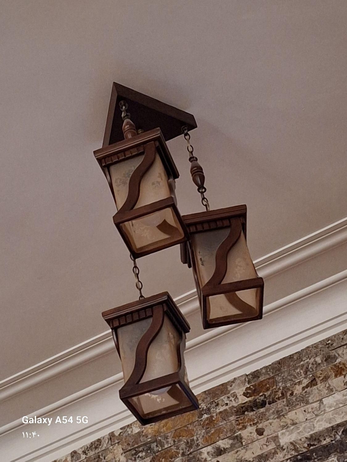 لوستر و پرده|لوستر و چراغ آویز|بندر کنگان, |دیوار