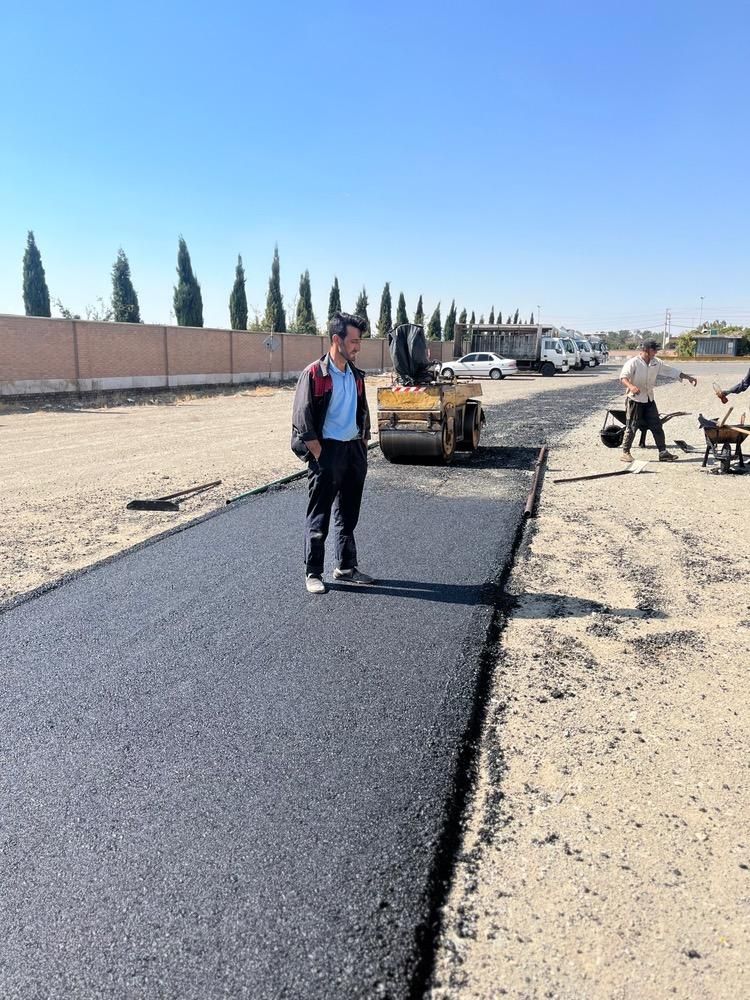 آسفالت کاری و محوطه سازی با مناسب ترین قیمت|خدمات پیشه و مهارت|آبیک, |دیوار