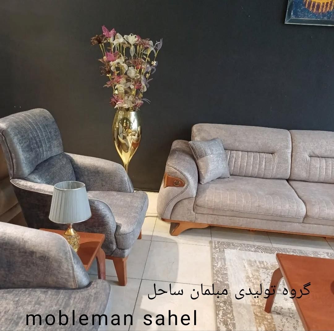 تولیدی مبل راحتی چستر جدید مدل پیتر 8نفره شرکتی|مبلمان خانگی و میز عسلی|آبیک, |دیوار