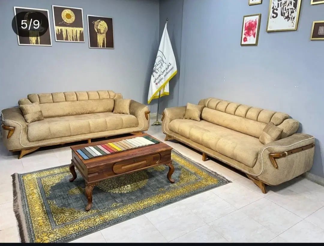 مبل هشت نفره سلتیک|مبلمان خانگی و میز عسلی|رشت, حومه رشت|دیوار