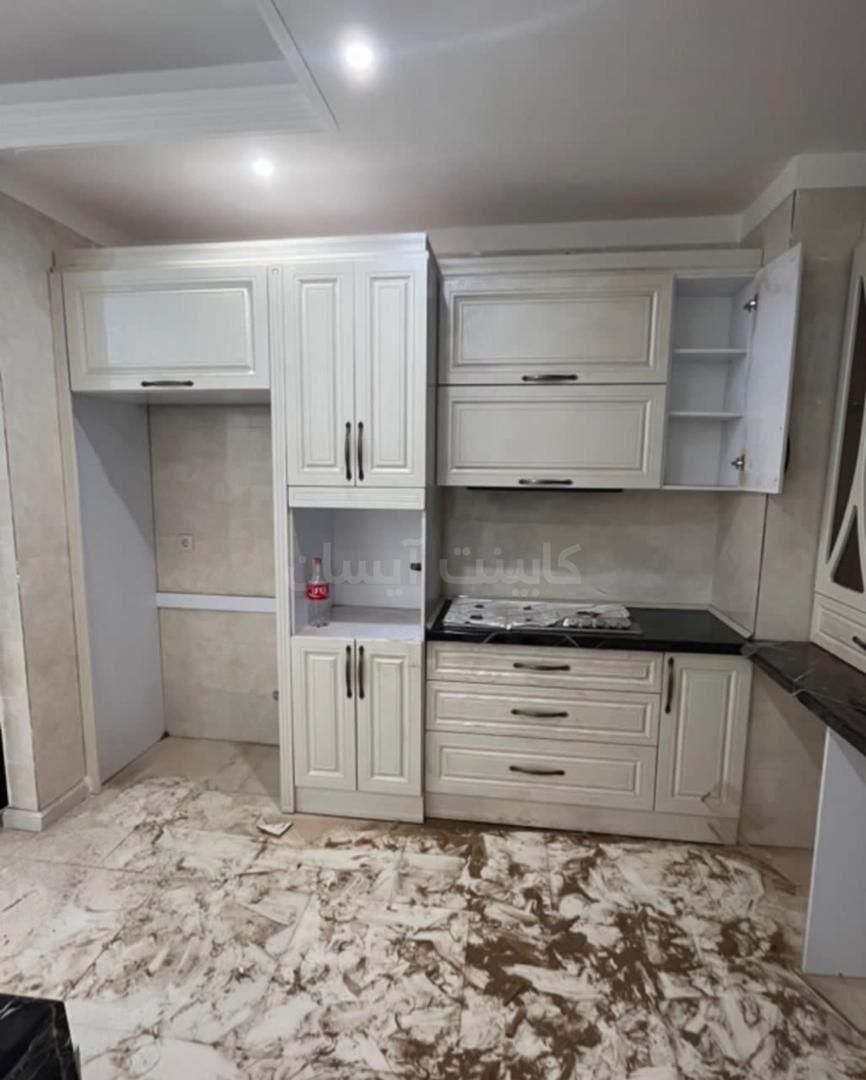 کابینت طرح کلاسیک کرم صدفی(آیسان ۰۰۲۱)|مصالح و تجهیزات ساختمان|زنجان, |دیوار