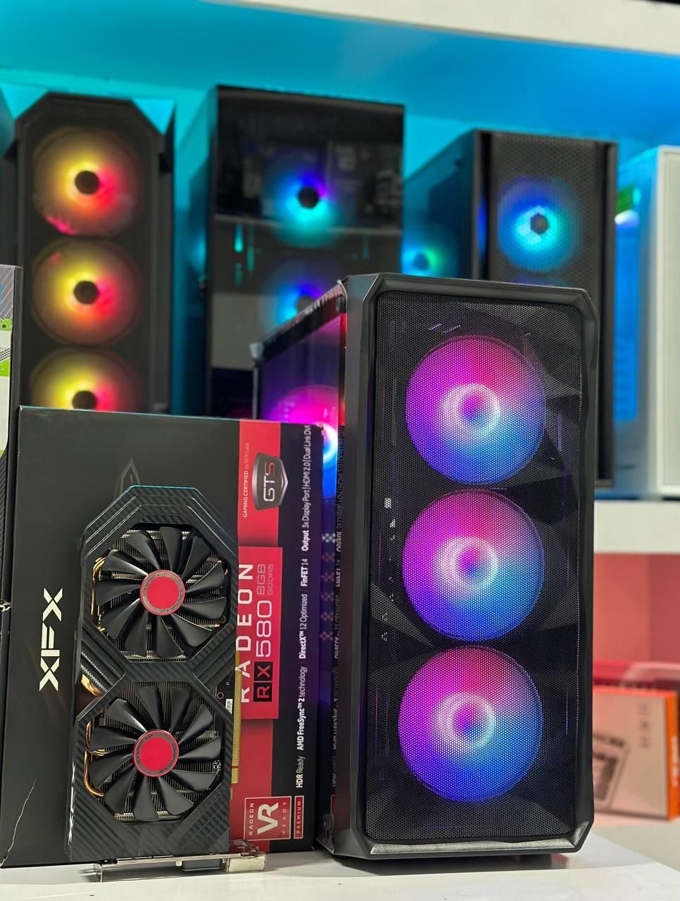 کیس گیمینگ I312100F گرافیک8GB کیس 4fansRGB|رایانه رومیزی|مشهد, فلسطین|دیوار