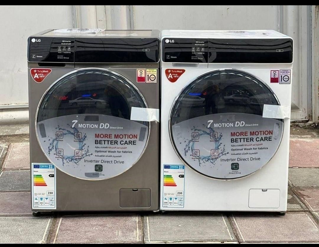 لباسشویی الجی ۱۰.۵ و ۱۲ کیلو WdJ9142 تیوwiUe منول|ماشین لباسشویی و خشککن لباس|ایلام, |دیوار