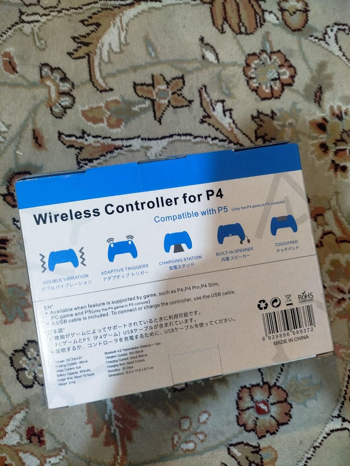 دسته PS4 مدل T28 وایرلس نو با جعبه و پایه|کنسول، بازی ویدئویی و آنلاین|گرگان, |دیوار