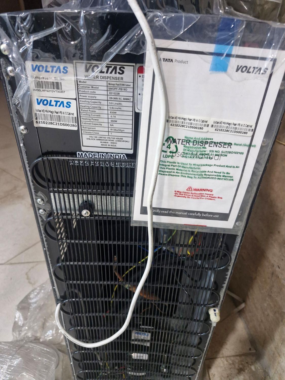 ابسردکن ولتاس ساخت هندوستان موتور هندی|آبسردکن و تصفیه آب|شیراز, شهرک والفجر|دیوار