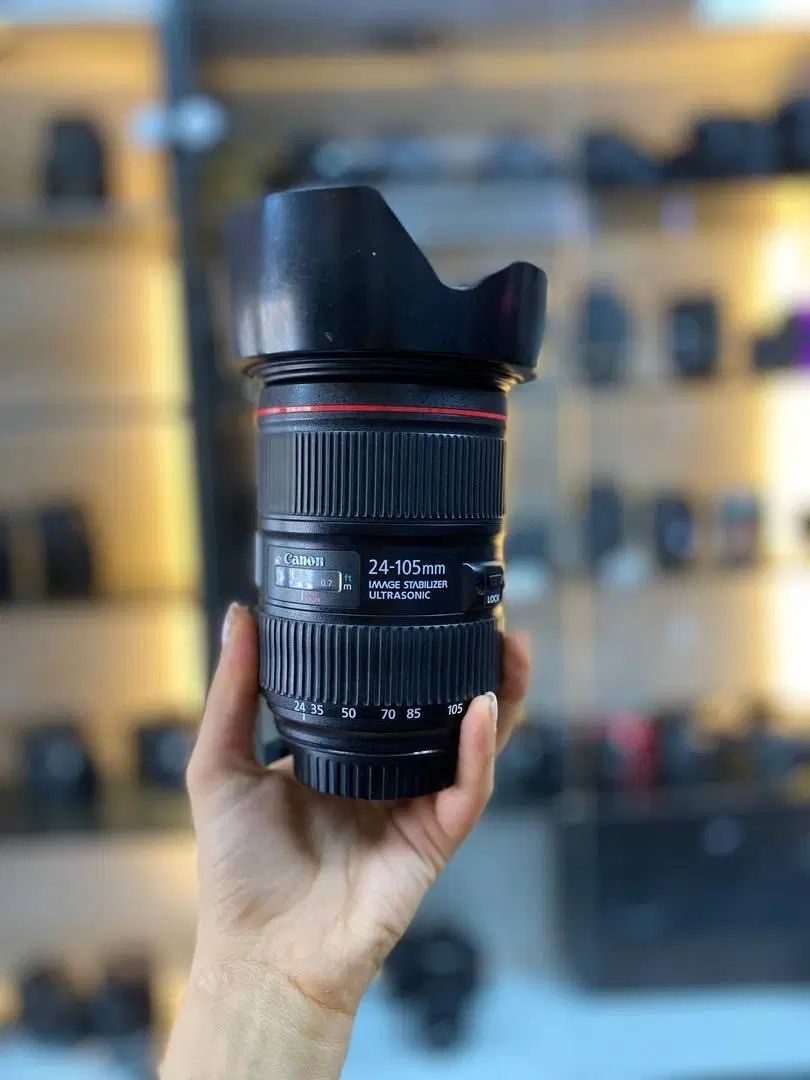لنز حرفه‌ای کانن Canon 24-105mm f4 ii USM|دوربین عکاسی و فیلم‌برداری|تهران, بازار|دیوار
