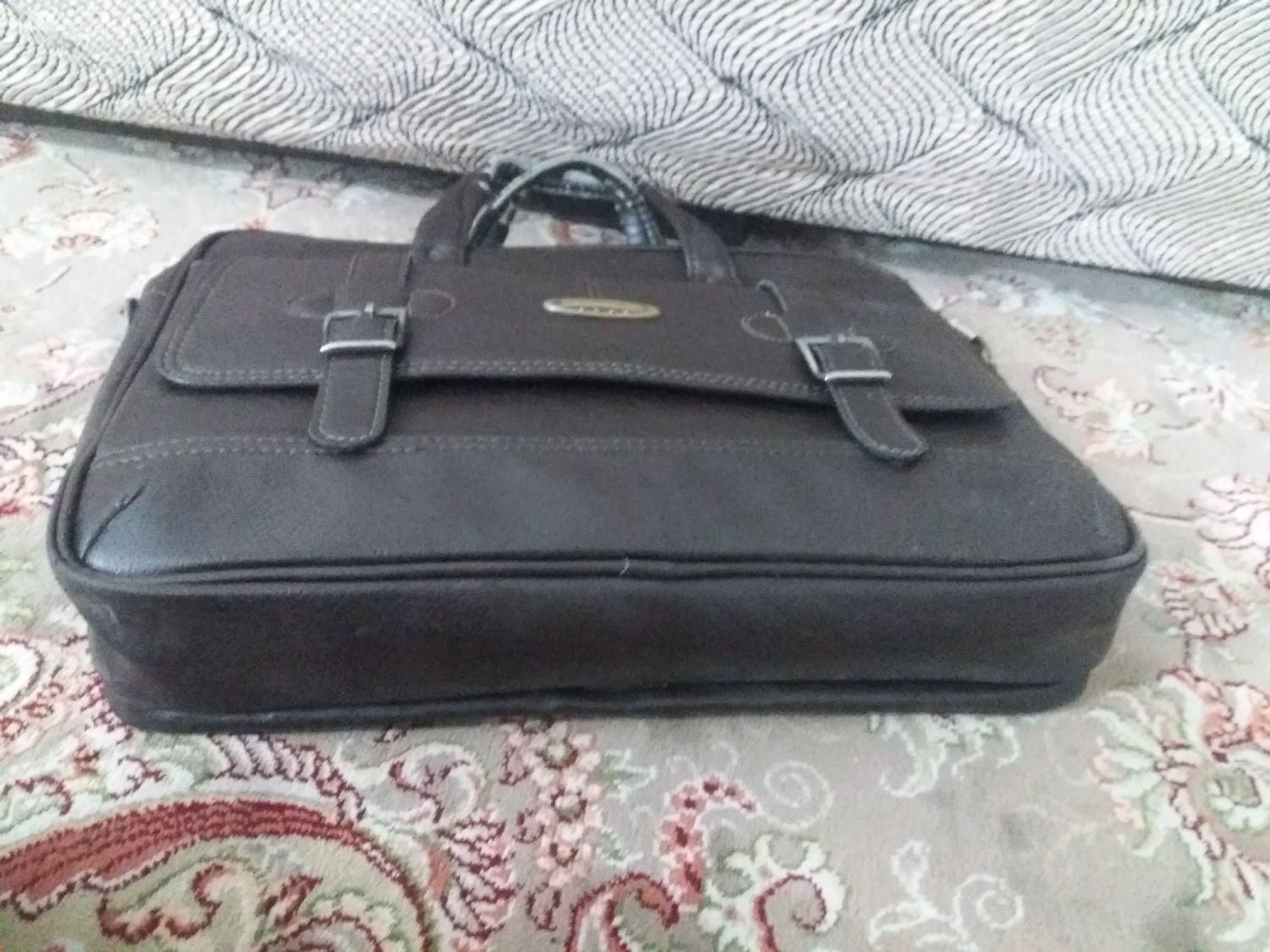 کیف دانشجویی چرمی قهوه ای|کیف، کفش، کمربند|تهران, زرکش|دیوار