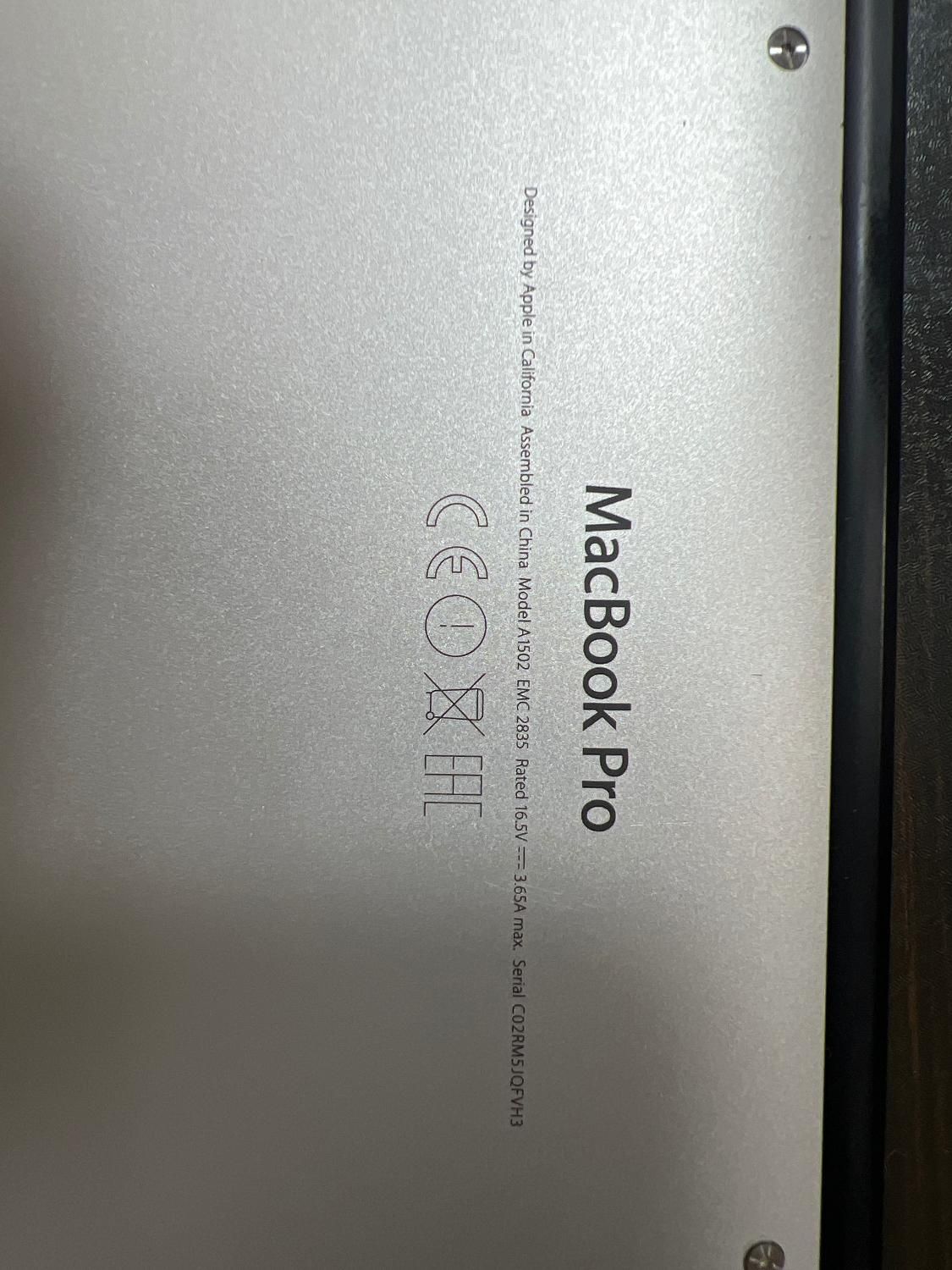Macbook pro model A 1502|رایانه همراه|کرمان, |دیوار