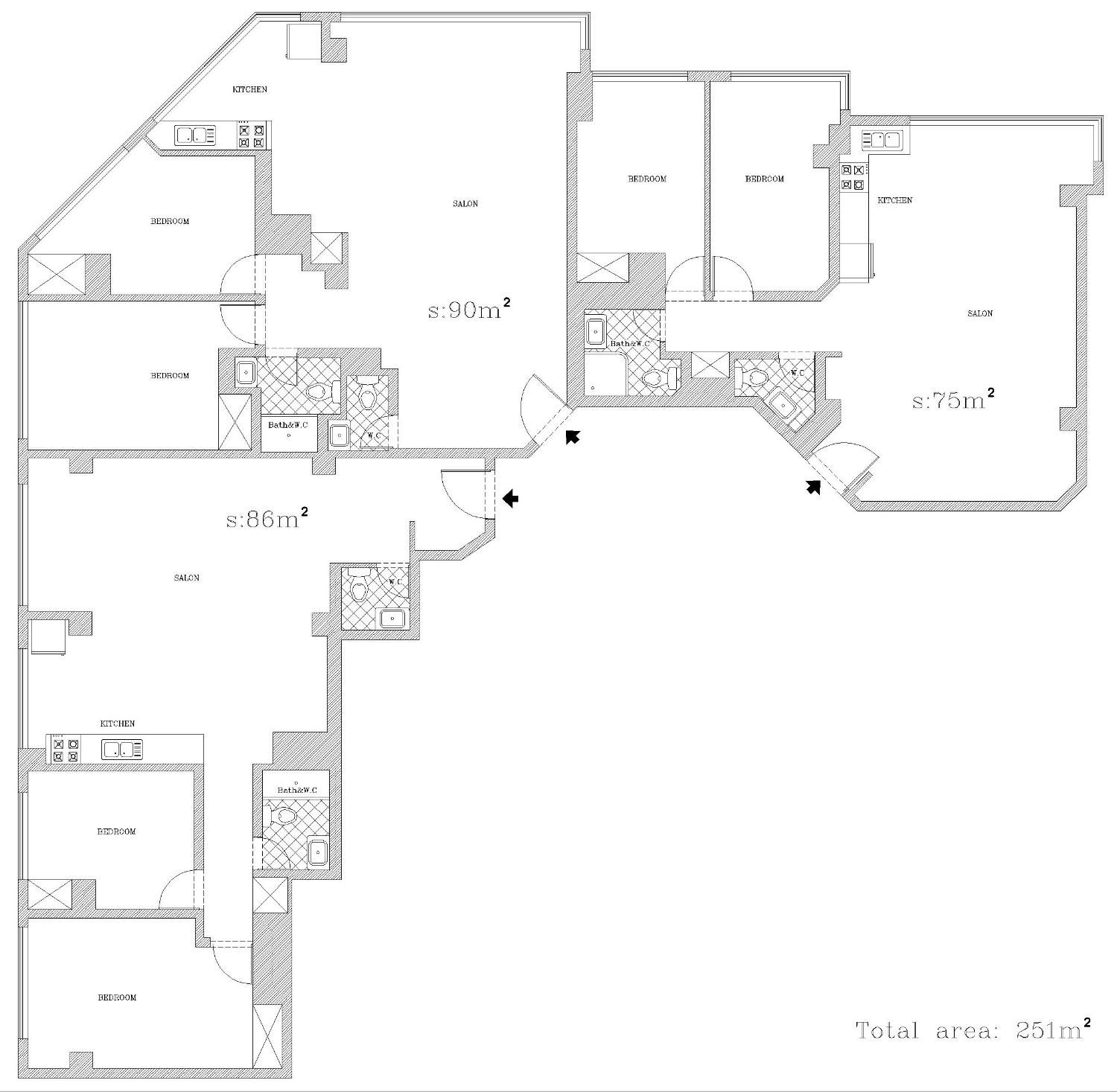 سه واحد یکجا سوهانک شهرک لاله 75،86،90 متری|فروش آپارتمان|تهران, سوهانک|دیوار