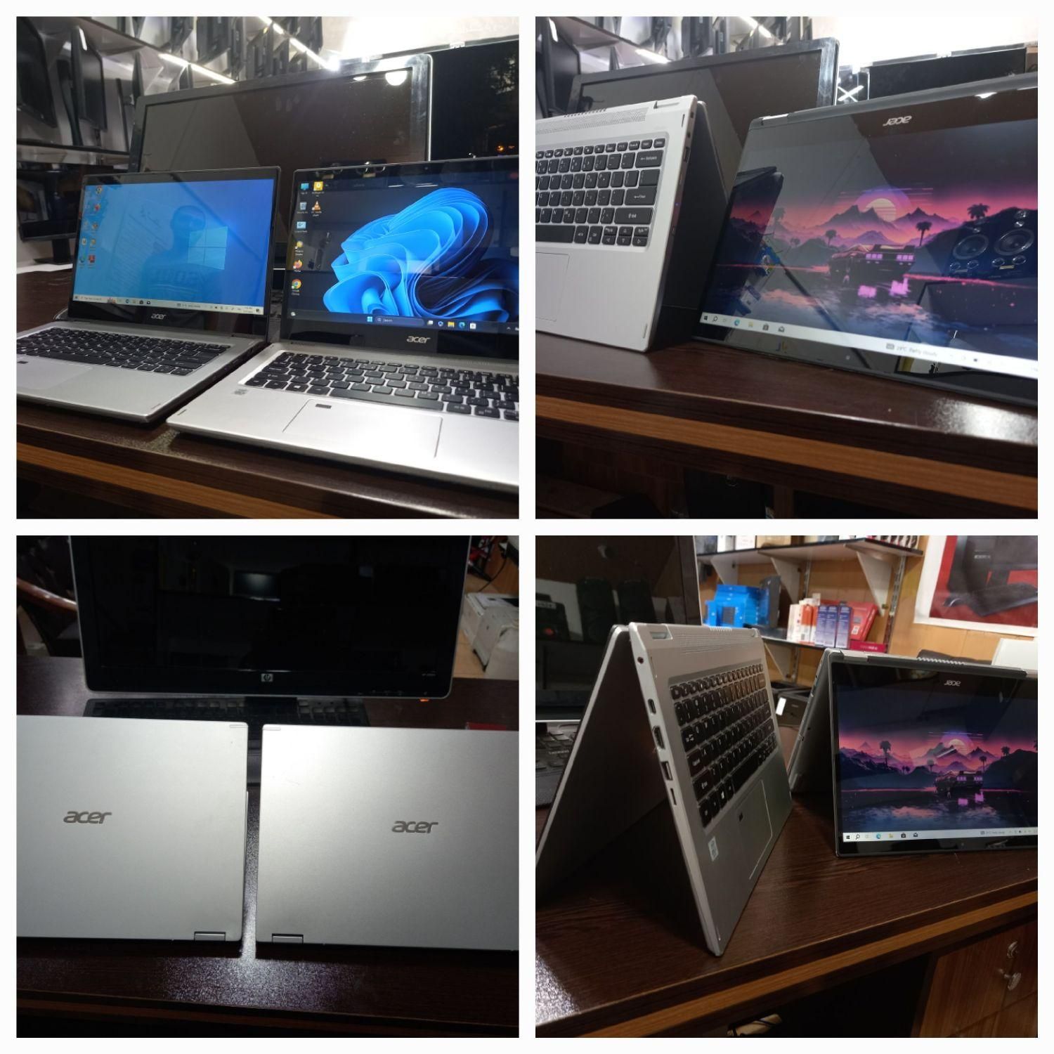 لپ تاپ اپن باکس برند acer  صفحه لمسی با قلم نوری|رایانه همراه|شهرکرد, |دیوار