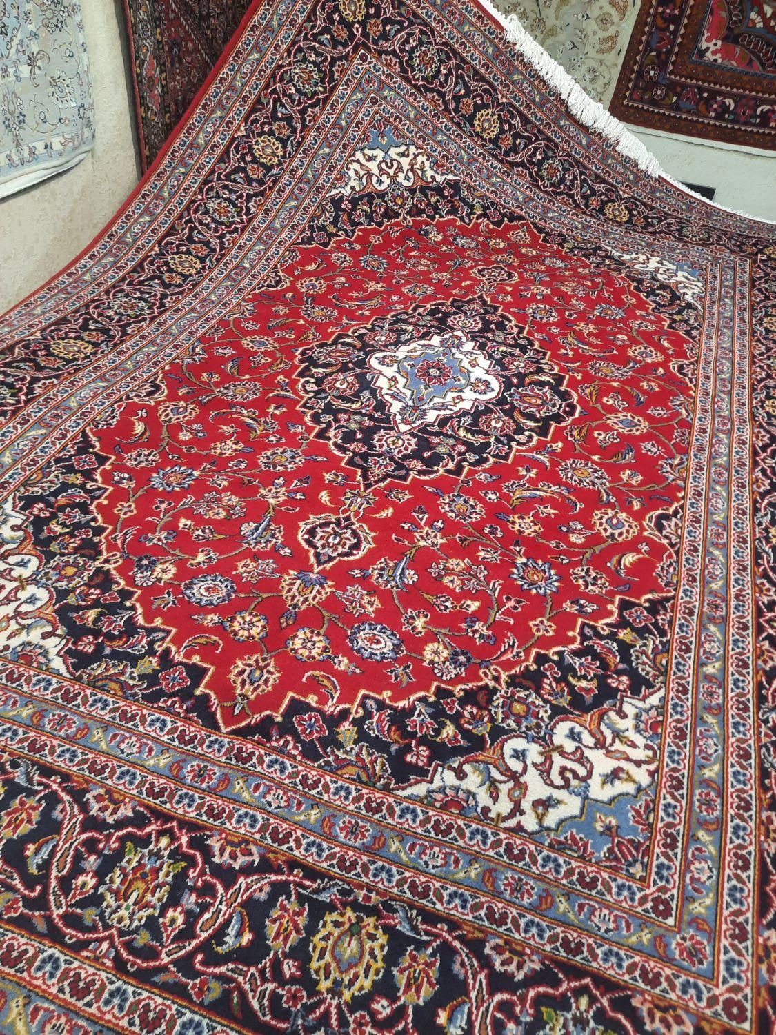 یک جفت فرش ۶ متری دستباف کاشان|فرش|کرج, برغان|دیوار