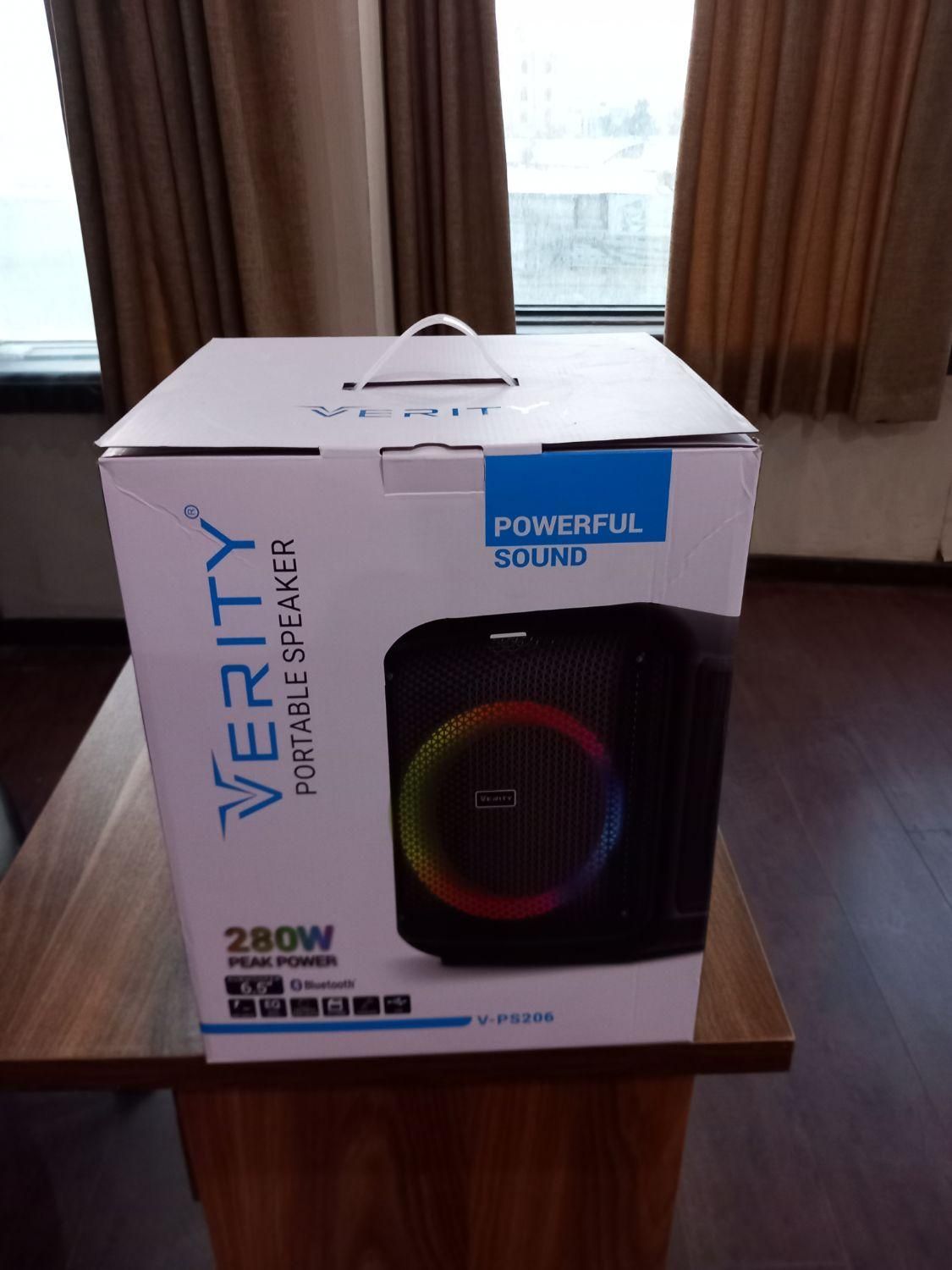 اسپیکر بلوتوثی قابل حمل وریتی مدل Verity V-PS206|پخش‌کننده همراه|قم, شاه ابراهیم|دیوار