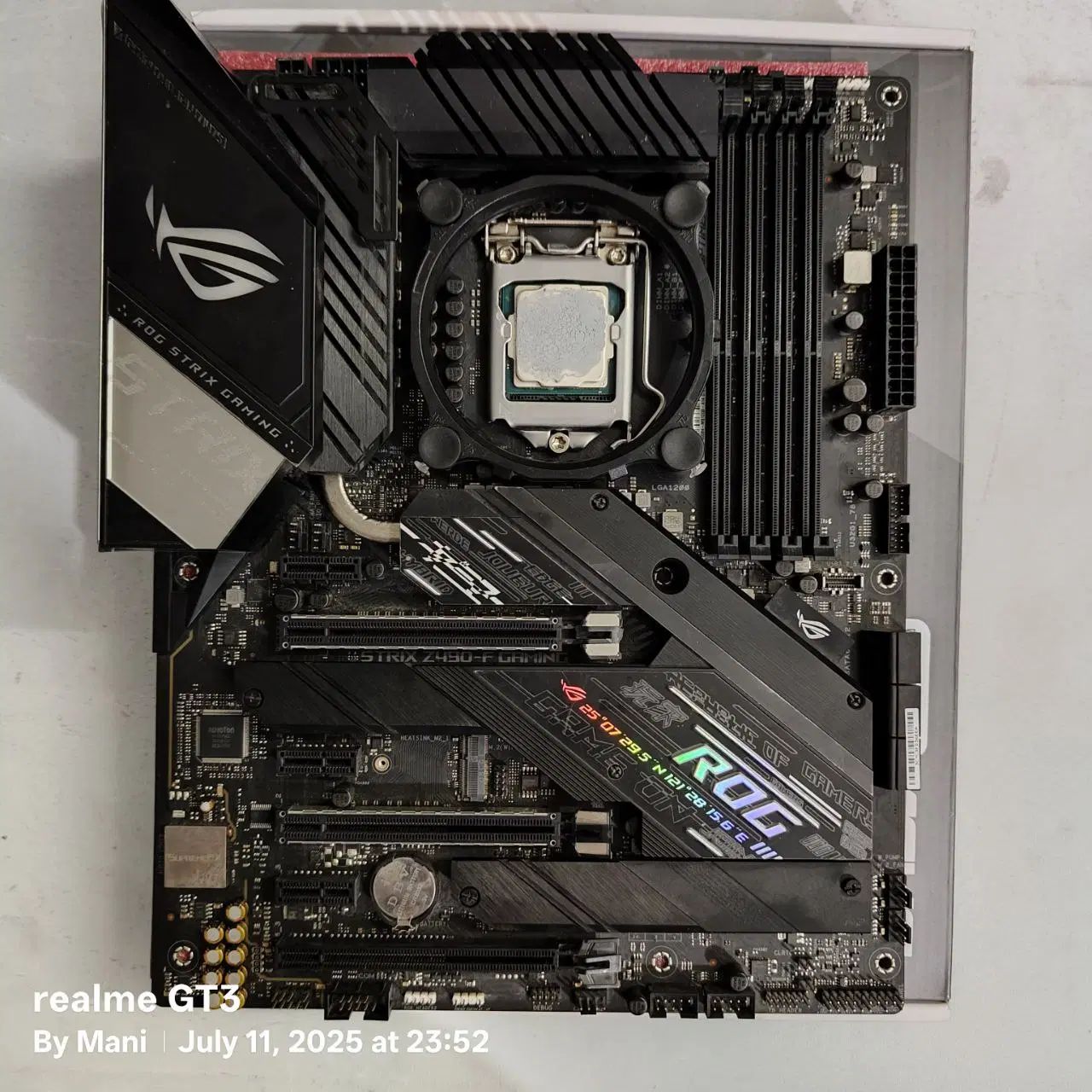 باندل Asus Rog strix Z490 + G6400|قطعات و لوازم جانبی رایانه|مشهد, گاز|دیوار