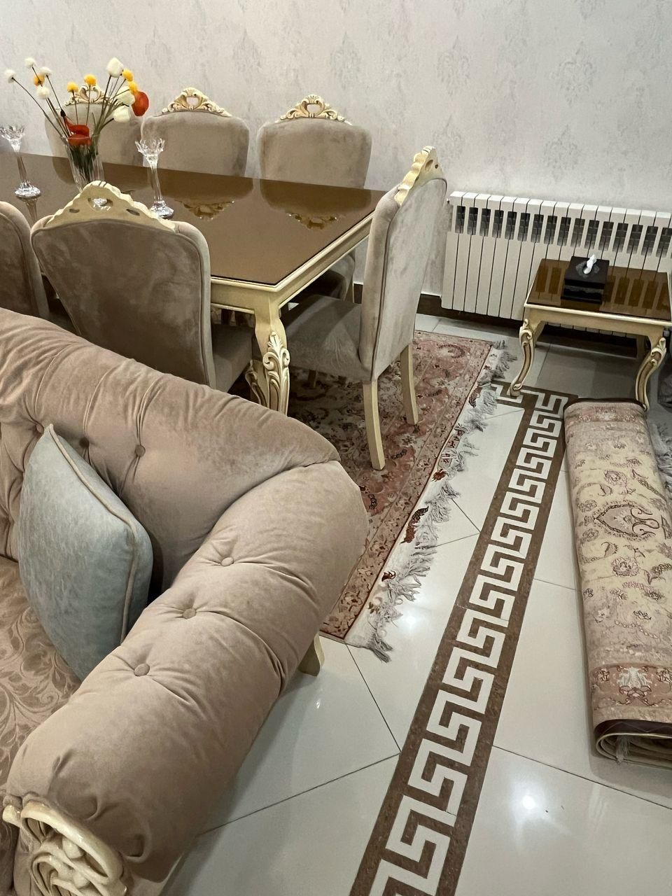 مبلمان و میز نهار خوری در حد نو|مبلمان خانگی و میز عسلی|تهران, تهران‌نو|دیوار