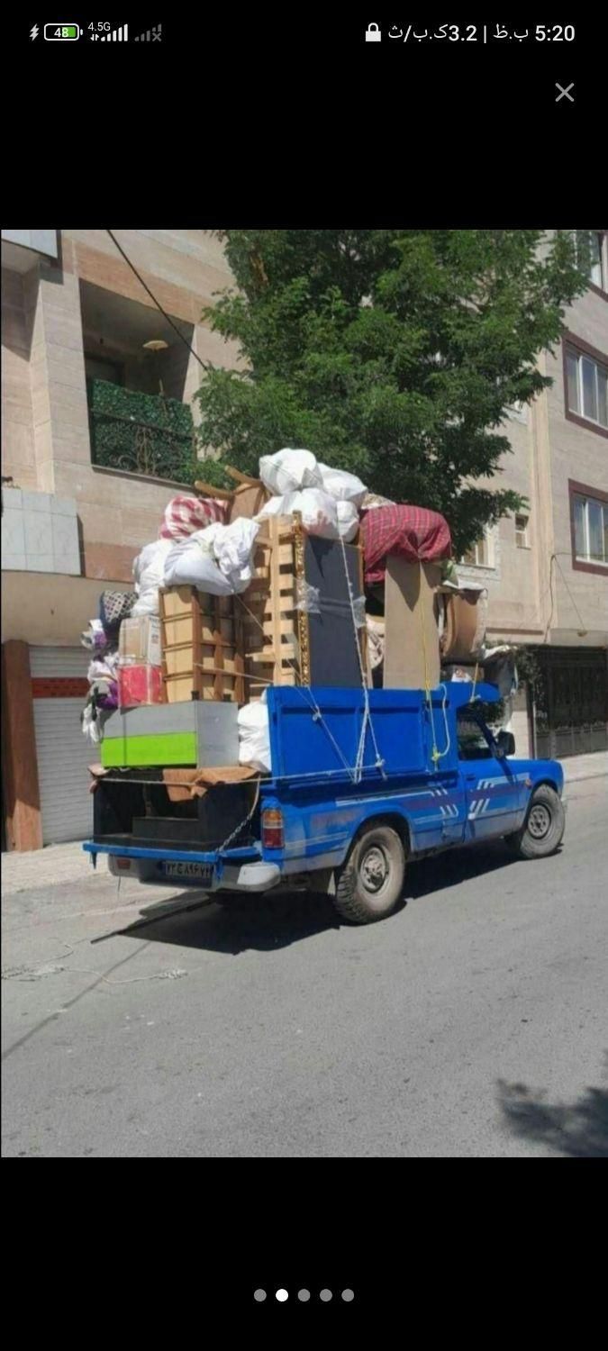 وانت تلفنی اتوبار حمل بااسباب منزل ماشین باکارگر|خدمات حمل و نقل|بندرعباس, |دیوار