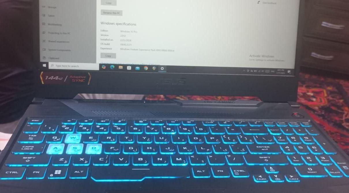 لب تاب tuf gaming fx506h|رایانه همراه|کرج, شهرک ولیعصر|دیوار