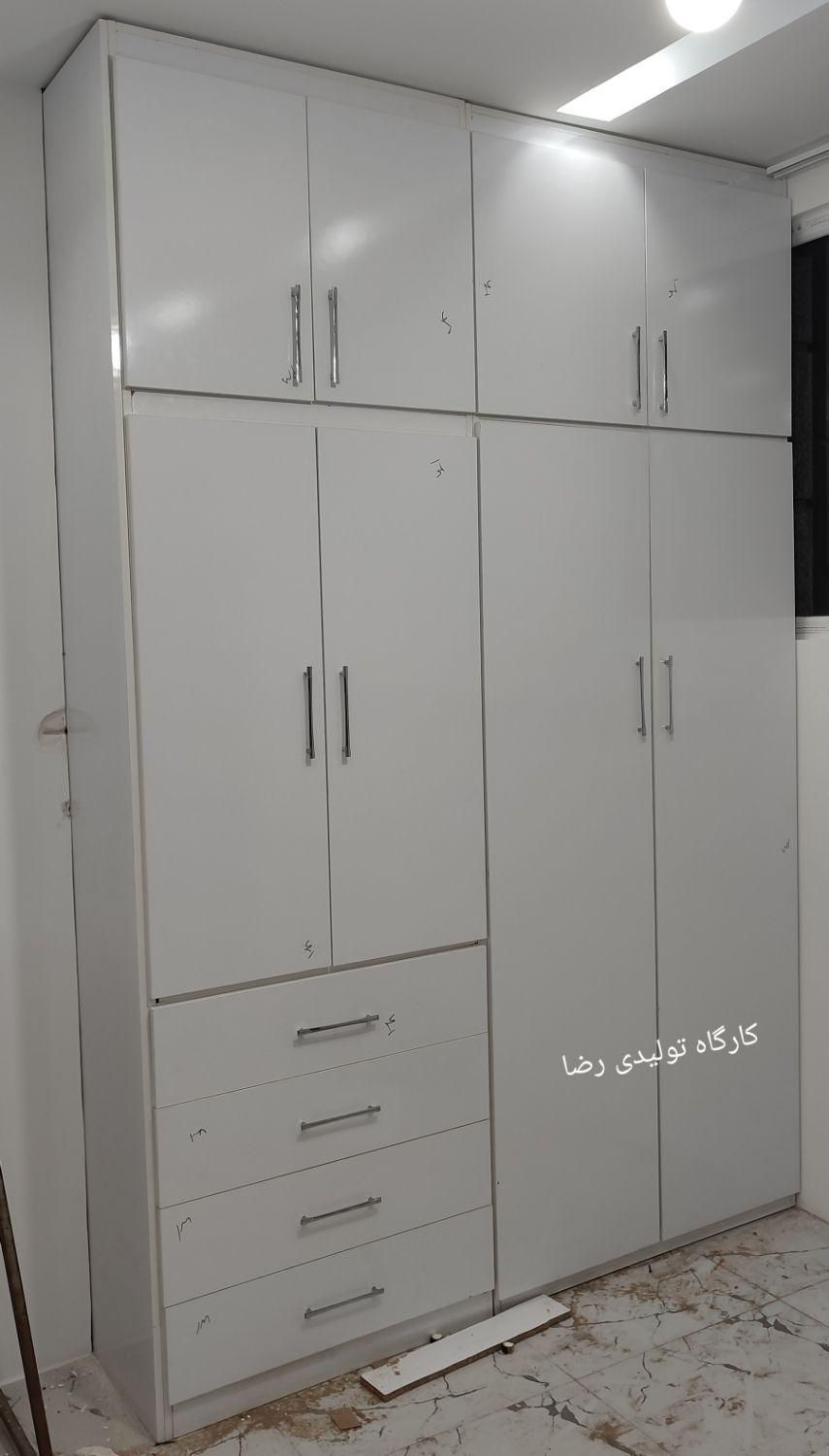 کارگاه تولیدی مصنوعات ام دی اف (کمددیواری)|جاکفشی، کمد، دراور|کرمانشاه, |دیوار